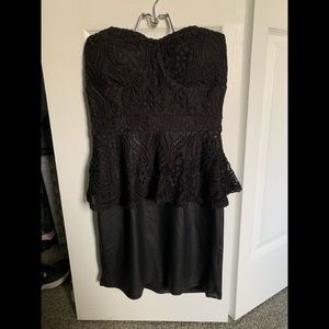 Black cocktail dress